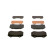 Brake Pad Set, disc brake BP1472 Bosch, Thumbnail 3