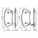 Brake Pad Set, disc brake BP1473 Bosch, Thumbnail 5