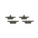 Brake Pad Set, disc brake BP1475 Bosch, Thumbnail 6