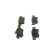 Brake Pad Set, disc brake BP1482 Bosch, Thumbnail 4