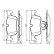 Brake Pad Set, disc brake BP1482 Bosch, Thumbnail 5