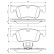 Brake Pad Set, disc brake BP1482 Bosch, Thumbnail 6