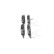 Brake Pad Set, disc brake BP1483 Bosch, Thumbnail 7