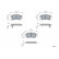 Brake Pad Set, disc brake BP1484 Bosch, Thumbnail 6