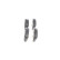 Brake Pad Set, disc brake BP1485 Bosch, Thumbnail 7