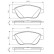 Brake Pad Set, disc brake BP1485 Bosch, Thumbnail 8