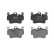 Brake Pad Set, disc brake BP1488 Bosch