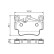 Brake Pad Set, disc brake BP1488 Bosch, Thumbnail 2