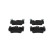 Brake Pad Set, disc brake BP1488 Bosch, Thumbnail 3