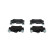 Brake Pad Set, disc brake BP1488 Bosch, Thumbnail 5