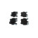 Brake Pad Set, disc brake BP1488 Bosch, Thumbnail 6