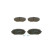 Brake Pad Set, disc brake BP149 Bosch