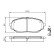 Brake Pad Set, disc brake BP149 Bosch, Thumbnail 5