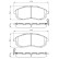 Brake Pad Set, disc brake BP1493 Bosch, Thumbnail 8