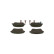 Brake Pad Set, disc brake BP1494 Bosch, Thumbnail 3