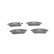 Brake Pad Set, disc brake BP1495 Bosch, Thumbnail 6