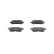 Brake Pad Set, disc brake BP1495 Bosch, Thumbnail 4
