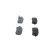 Brake Pad Set, disc brake BP1495 Bosch, Thumbnail 7