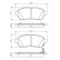 Brake Pad Set, disc brake BP1495 Bosch, Thumbnail 8