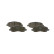 Brake Pad Set, disc brake BP1496 Bosch