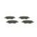 Brake Pad Set, disc brake BP1496 Bosch, Thumbnail 6