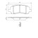 Brake Pad Set, disc brake BP1496 Bosch, Thumbnail 8