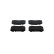Brake Pad Set, disc brake BP1497 Bosch, Thumbnail 6