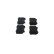 Brake Pad Set, disc brake BP1497 Bosch, Thumbnail 7