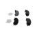 Brake Pad Set, disc brake BP1498 Bosch, Thumbnail 5