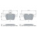 Brake Pad Set, disc brake BP1503 Bosch, Thumbnail 7