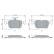 Brake Pad Set, disc brake BP1504 Bosch, Thumbnail 7