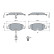 Brake Pad Set, disc brake BP1505 Bosch, Thumbnail 5