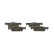 Brake Pad Set, disc brake BP1506 Bosch, Thumbnail 8