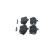 Brake Pad Set, disc brake BP1507 Bosch, Thumbnail 7
