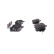 Brake Pad Set, disc brake BP1507 Bosch, Thumbnail 9
