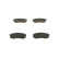 Brake Pad Set, disc brake BP152 Bosch