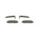 Brake pad set, disc brake BP1539 Bosch, Thumbnail 5