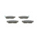 Brake pad set, disc brake BP1539 Bosch, Thumbnail 6