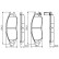Brake pad set, disc brake BP1539 Bosch, Thumbnail 7