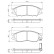 Brake pad set, disc brake BP1539 Bosch, Thumbnail 8