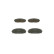 Brake Pad Set, disc brake BP154 Bosch, Thumbnail 2