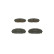 Brake Pad Set, disc brake BP154 Bosch, Thumbnail 4