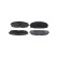 Brake Pad Set, disc brake BP154 Bosch, Thumbnail 4