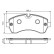 Brake pad set, disc brake BP1551 Bosch, Thumbnail 7