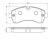 Brake pad set, disc brake BP1551 Bosch, Thumbnail 8