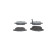 Brake pad set, disc brake BP1590 Bosch, Thumbnail 3