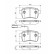 Brake Pad Set, disc brake BP1594 Bosch, Thumbnail 8