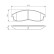 Brake Pad Set, disc brake BP161 Bosch, Thumbnail 8