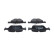 Brake pad set, disc brake BP1638 Bosch, Thumbnail 3