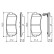 Brake pad set, disc brake BP1646 Bosch